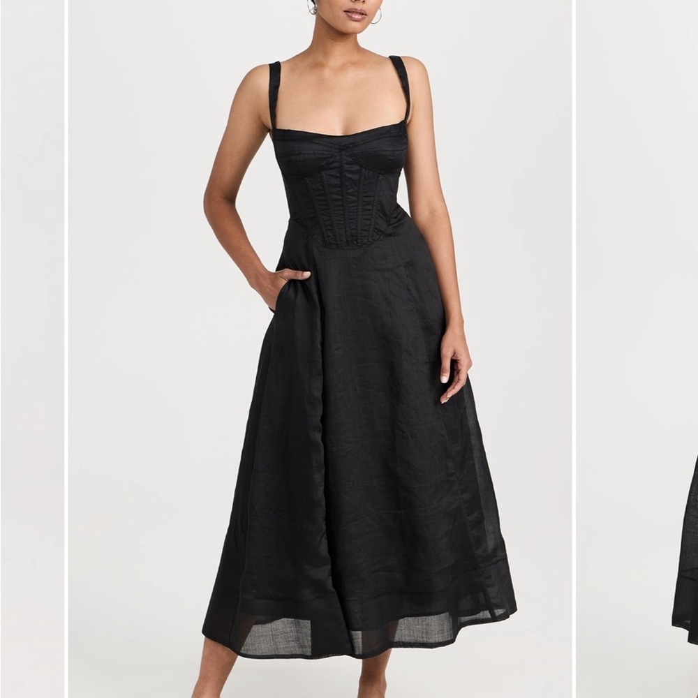 Bardot Adaline Corset Midi Dress